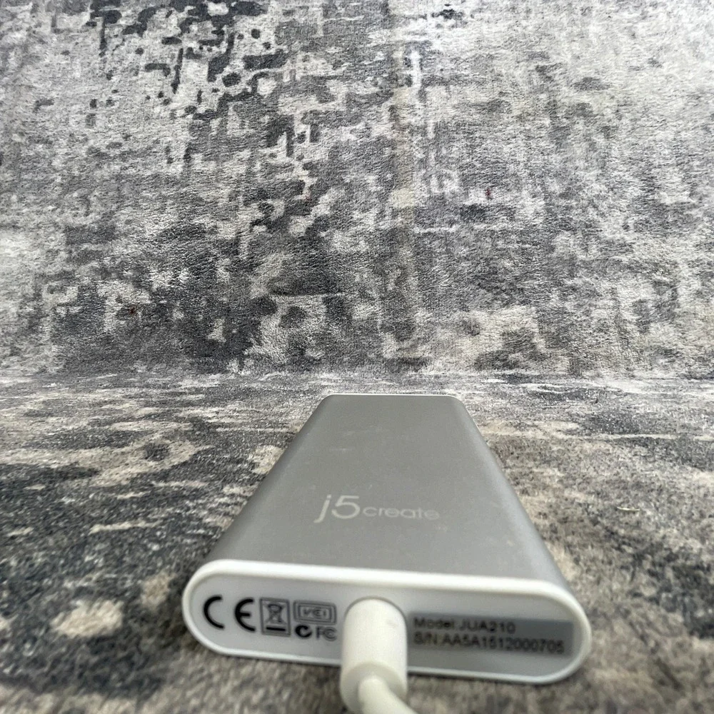 j5create USB 2.0 to VGA Display Adapter JUA210 Silver Tested